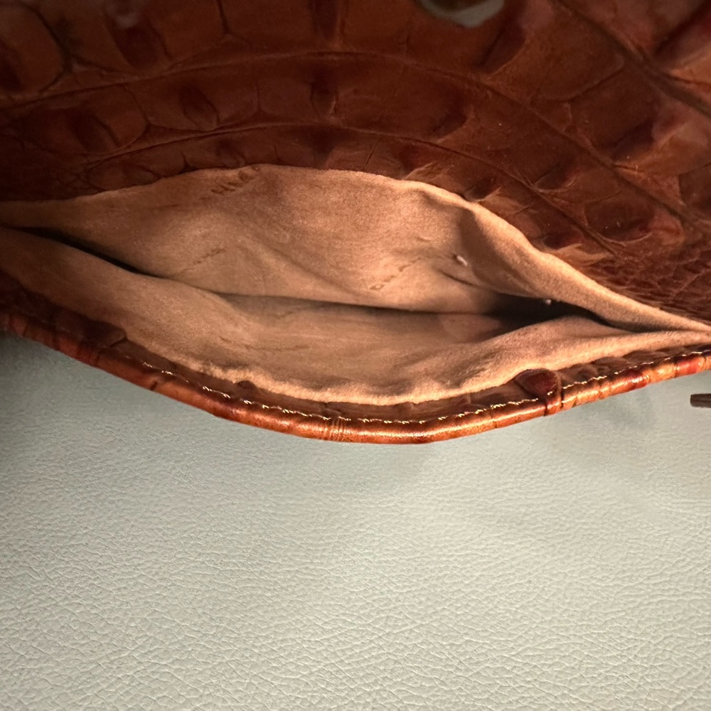 Brahmin Asher Tote & Card Wallet in Pecan Melbourne - Picture 5 of 15